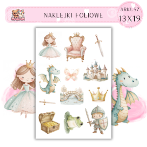 Naklejki Foliowe 13x19 Magiczne Królestwo 2 - Baśniowy świat MaDam Creative