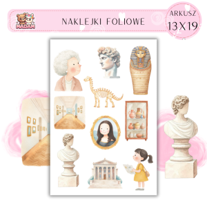 Naklejki Foliowe 13x19 Muzeum MaDam Creative