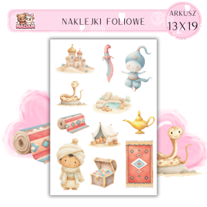 Naklejki Foliowe 13x19 Pustynna Magia - Egzotyczne klimaty MaDam Creative