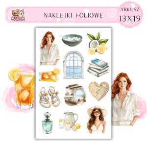 Naklejki Foliowe 13x19 Spokojny Ocean - Relaks nad wodą MaDam Creative