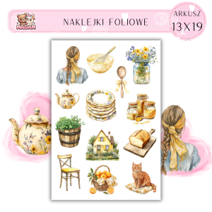 Naklejki Foliowe 13x19 Kuchnia w Stylu Cottage - Rustykalne wnętrza MaDam Creative