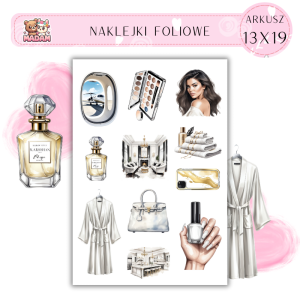 Naklejki Foliowe 13x19 Królewska Celebrytka - Reality show i błysk fleszy MaDam Creative