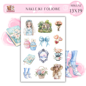 Naklejki Foliowe 13x19 Vintage Ogród Czarów - Retro i bajkowy klimat MaDam Creative