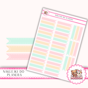 Naklejki Planerowe Flagi Letnie 13×18 - Summer Bloom - MaDam Creative