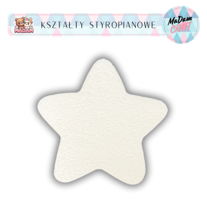Baza styropianowa Gwiazdka 15 cm Boże Narodzenie MaDam Creative