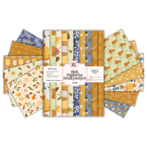 Blok Papierów Kreatywnych Jesień - do Scrapbookingu i Journalingu MaDam Creative