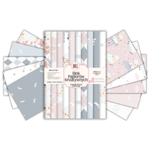 Blok Papierów Kreatywnych Kawaii Urocze Owieczki - do Scrapbookingu i Journalingu MaDam Creative