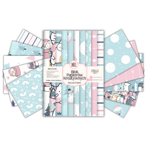 Blok Papierów Kreatywnych Let It Snow - do Scrapbookingu i Journalingu MaDam Creative