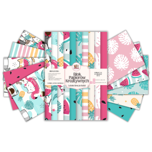 Blok Papierów Kreatywnych Letnie Urocze Kotki - do Scrapbookingu i Journalingu MaDam Creative