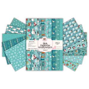 Blok Papierów Kreatywnych Święta 3 - do Scrapbookingu i Journalingu MaDam Creative