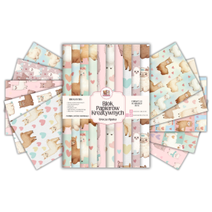 Blok Papierów Kreatywnych Urocza Alpaka - do Scrapbookingu i Journalingu MaDam Creative