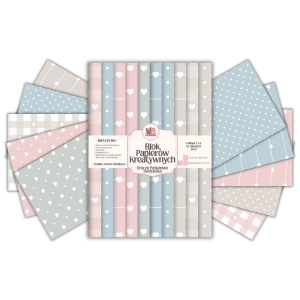 Blok Papierów Kreatywnych Urocze Pastelowe Baby - do Scrapbookingu i Journalingu MaDam Creative