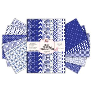 Blok Papierów Kreatywnych Indygo Blue - do Scrapbookingu i Journalingu MaDam Creative