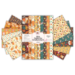 Blok Papierów Kreatywnych Jesień 2 - do Scrapbookingu i Journalingu MaDam Creative