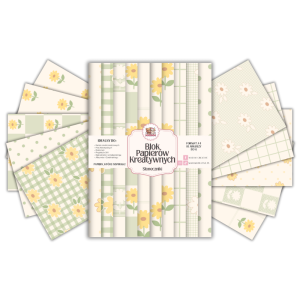 Blok Papierów Kreatywnych Słoneczniki - do Scrapbookingu i Journalingu MaDam Creative