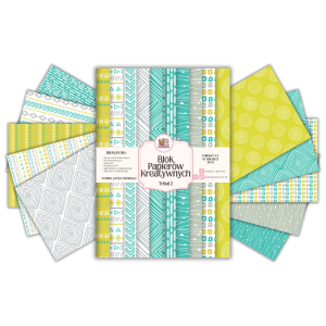 Blok Papierów Kreatywnych Tribal 2 - do Scrapbookingu i Journalingu MaDam Creative