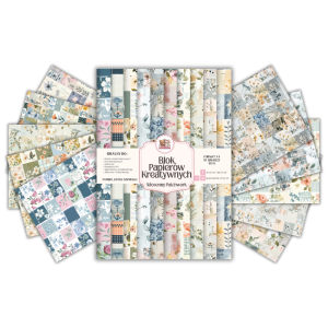 Blok Papierów Kreatywnych Wiosenny Patchwork - do Scrapbookingu i Journalingu MaDam Creative