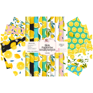 Blok Papierów Kreatywnych Cytryna - do Scrapbookingu i Journalingu MaDam Creative
