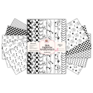 Blok Papierów Kreatywnych Doodle Koty - do Scrapbookingu i Journalingu MaDam Creative