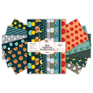 Blok Papierów Kreatywnych Kosmos - do Scrapbookingu i Journalingu MaDam Creative