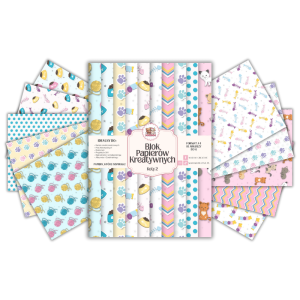 Blok Papierów Kreatywnych Kot - do Scrapbookingu i Journalingu MaDam Creative