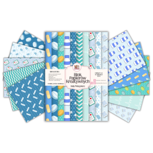 Blok Papierów Kreatywnych Mały Pielęgniarz - do Scrapbookingu i Journalingu MaDam Creative