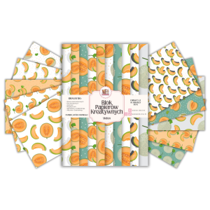 Blok Papierów Kreatywnych Melon - do Scrapbookingu i Journalingu MaDam Creative