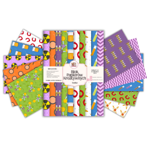 Blok Papierów Kreatywnych Nauka - do Scrapbookingu i Journalingu MaDam Creative