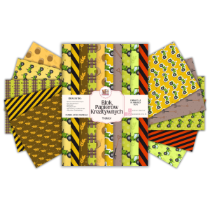 Blok Papierów Kreatywnych Traktor - do Scrapbookingu i Journalingu MaDam Creative