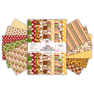 Blok Papierów Kreatywnych Jesienna Radość - do Scrapbookingu i Journalingu MaDam Creative