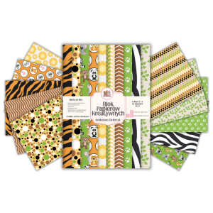 Blok Papierów Kreatywnych Królestwo Zwierząt - do Scrapbookingu i Journalingu MaDam Creative