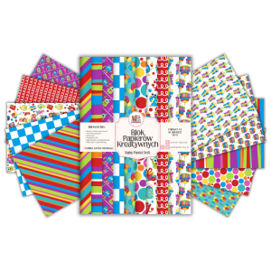 Blok Papierów Kreatywnych Potworna Impreza - do Scrapbookingu i Journalingu MaDam Creative