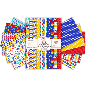 Blok Papierów Kreatywnych Urodziny 2 - do Scrapbookingu i Journalingu MaDam Creative