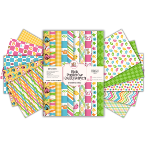 Blok Papierów Kreatywnych Wiosenne Misie - do Scrapbookingu i Journalingu MaDam Creative