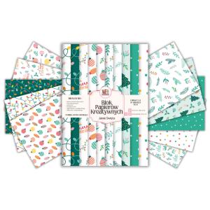 Blok Papierów Kreatywnych Jasne Święta - do Scrapbookingu i Journalingu MaDam Creative