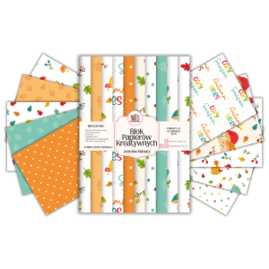 Blok Papierów Kreatywnych Jesienne Klimaty - do Scrapbookingu i Journalingu MaDam Creative