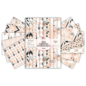 Blok Papierów Kreatywnych Makijaż - do Scrapbookingu i Journalingu MaDam Creative