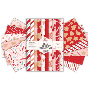 Blok Papierów Kreatywnych Świąteczne Słodkości - do Scrapbookingu i Journalingu MaDam Creative