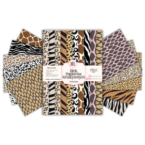 Blok Papierów Kreatywnych Zwierzęta - do Scrapbookingu i Journalingu MaDam Creative