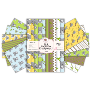 Blok Papierów Kreatywnych Koala - do Scrapbookingu i Journalingu MaDam Creative