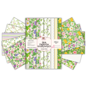 Blok Papierów Kreatywnych Kwiaty Polne - do Scrapbookingu i Journalingu MaDam Creative