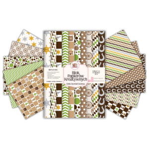 Blok Papierów Kreatywnych Dziki Zachód Cowboy - do Scrapbookingu i Journalingu MaDam Creative