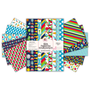 Blok Papierów Kreatywnych Inwazja Kosmitów - do Scrapbookingu i Journalingu MaDam Creative