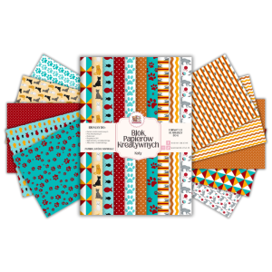 Blok Papierów Kreatywnych Koty - do Scrapbookingu i Journalingu MaDam Creative