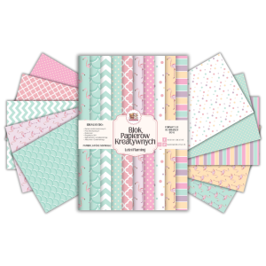 Blok Papierów Kreatywnych Letni Flaming - do Scrapbookingu i Journalingu MaDam Creative