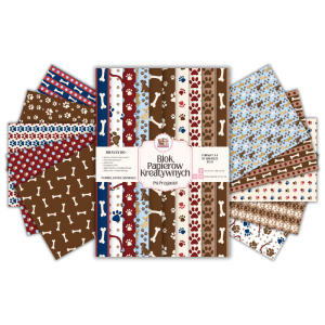 Blok Papierów Kreatywnych Psi Przyjaciel - do Scrapbookingu i Journalingu MaDam Creative