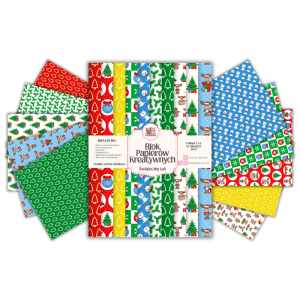 Blok Papierów Kreatywnych Świąteczny Łoś - do Scrapbookingu i Journalingu MaDam Creative