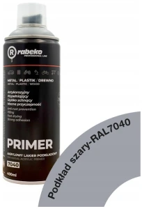 Lakier podkładowy akrylowy w sprayu 400ml Primer, Rabeko
