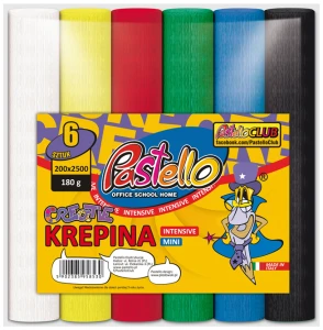 Krepina mini 6-kol. classic, Pastello