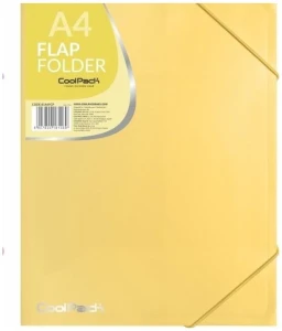 Teczka z gumką A4 Pastel żółta CoolPack, Patio